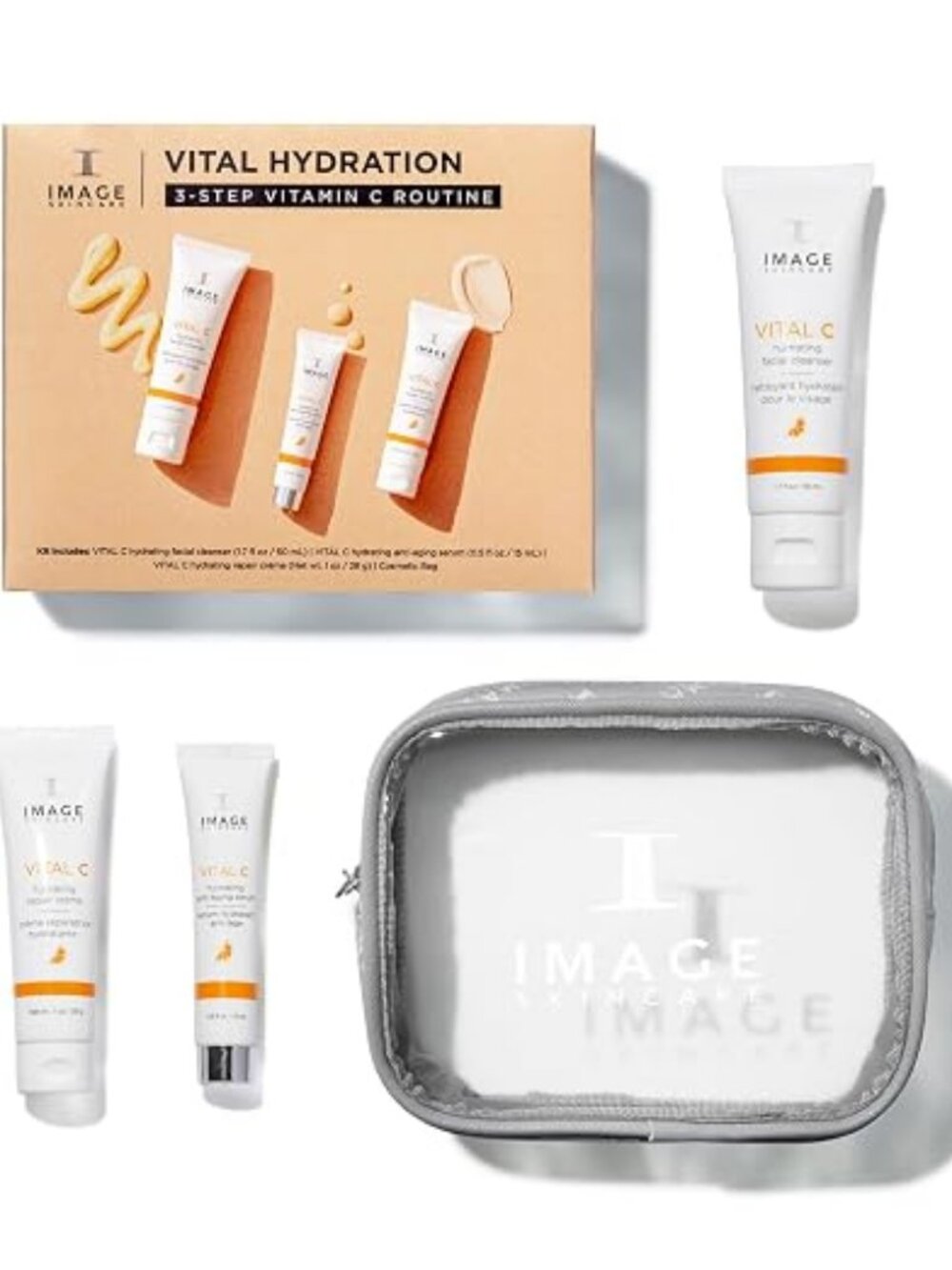 IMAGE Skincare VITAL HYDRATION 3-Step Vitamin C Skin Care Routine